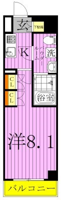 マキシヴ江北アレグリアコート 間取り図