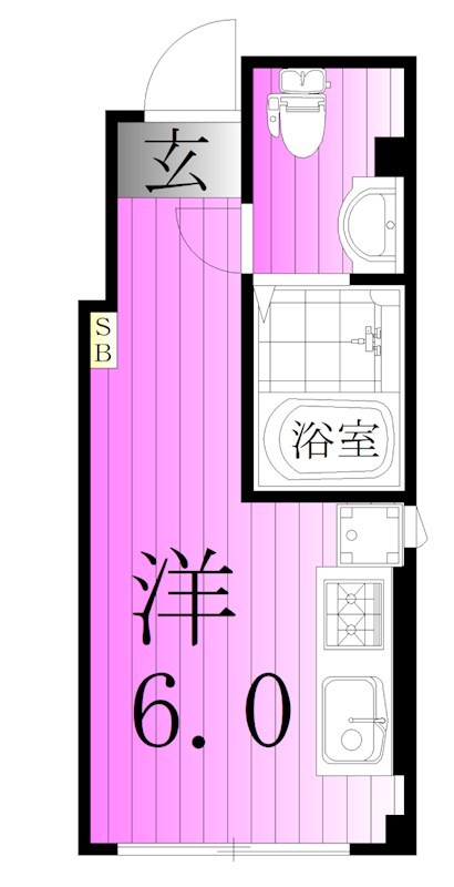 couleur claire 間取り図