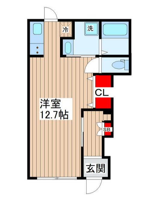 ハイツ柴又 間取り図