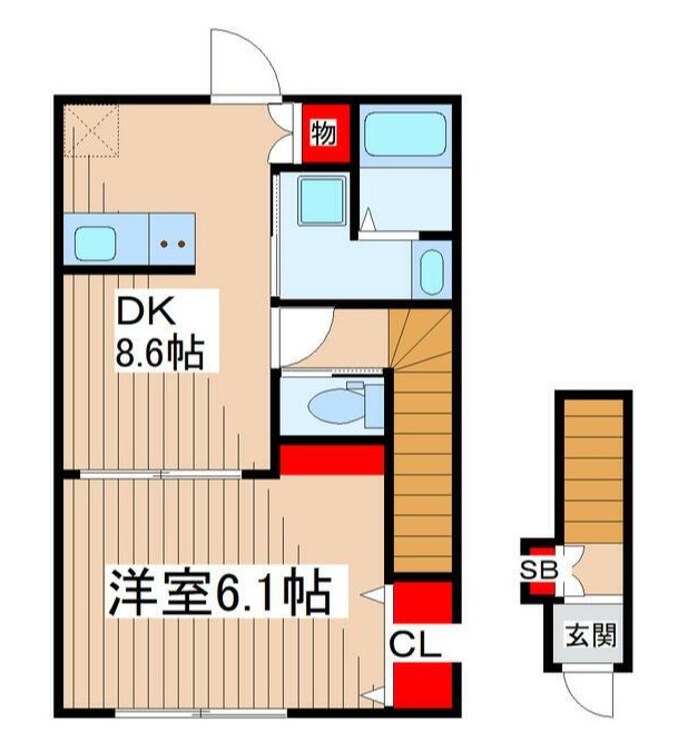 ハイツ柴又 間取り図