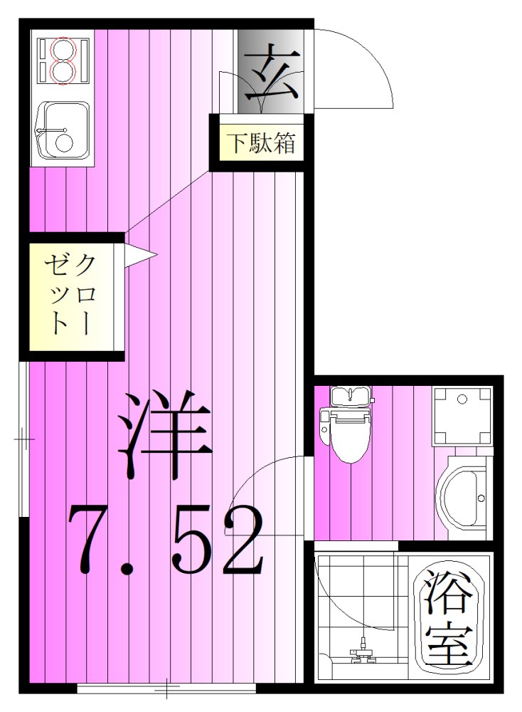 Rinascita町屋凛 間取り図