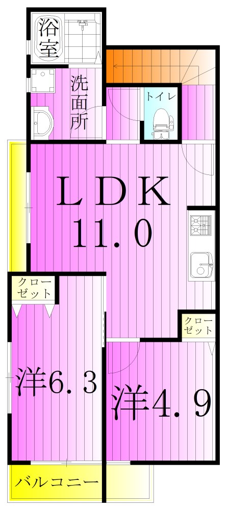 グランソフィア保塚 間取り図