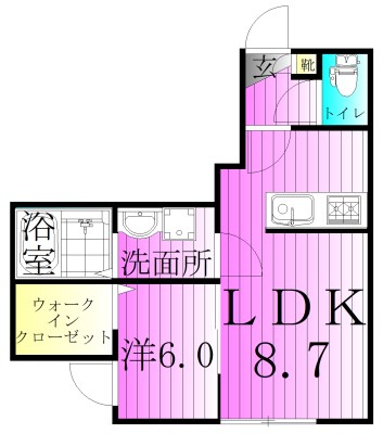 KLEIS六町 間取り図