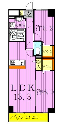 ソフィアコート扇 間取り図