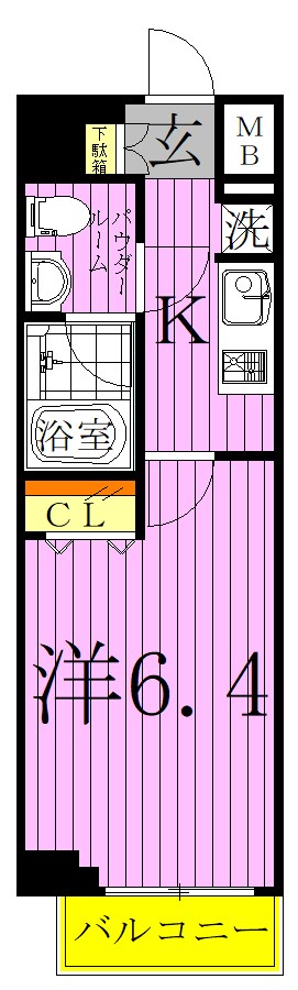 AZEST四つ木 間取り図