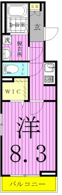ルピナス3 間取り図