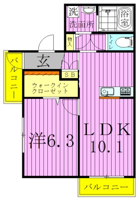 メゾン・ボヌール 間取り図