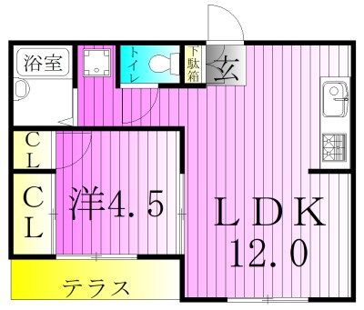 ヒルズペガサス 間取り図