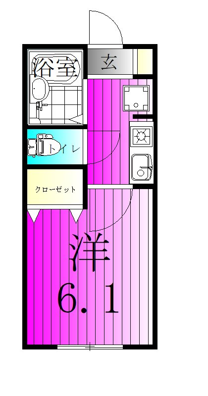 リリックコート香 間取り図
