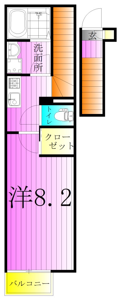 セレ西尾久 間取り図
