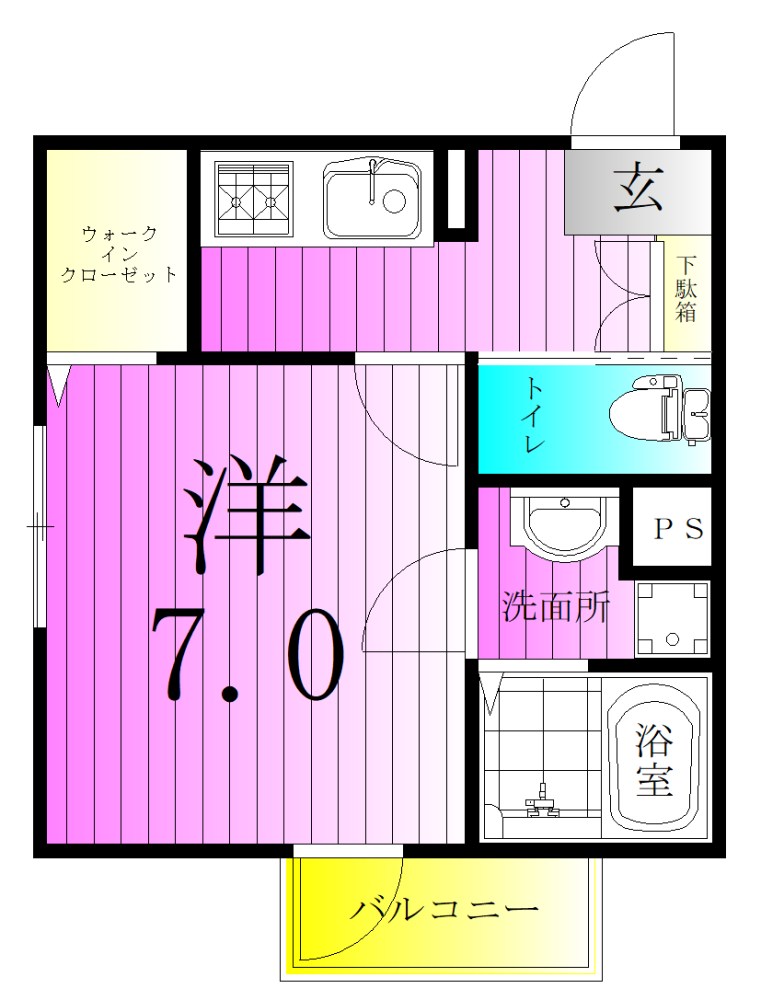 ロワン　グリシーナ 間取り図