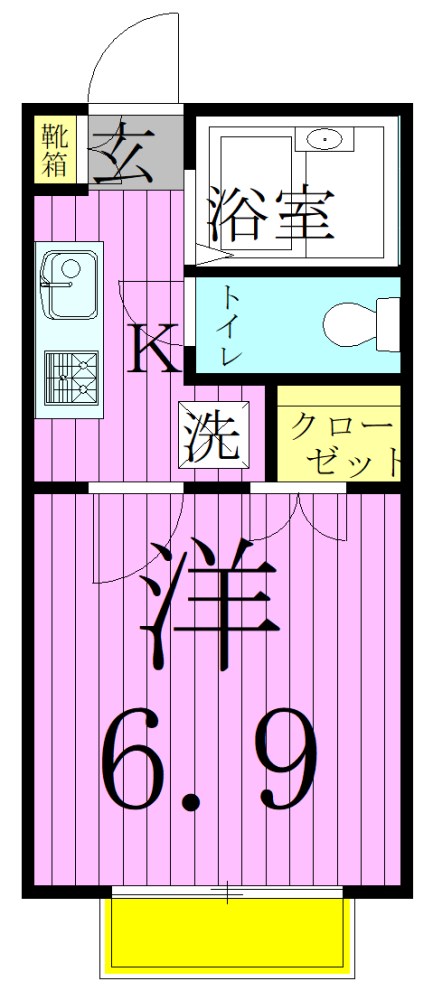 エコ・ライズ１ 間取り図