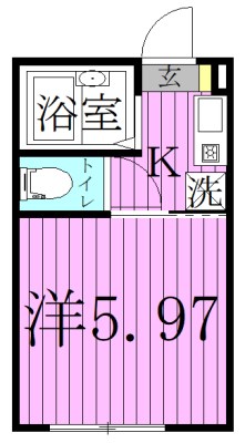 BUNCA北千住 間取り図