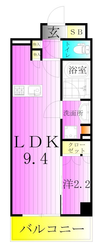 ＨＦ東尾久レジデンス 間取り図