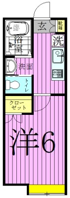クリスタル竹の塚 間取り図