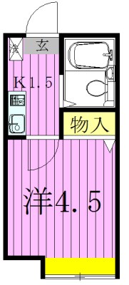 フォーレ大谷田１ 間取り図