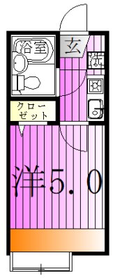 スプリング北綾瀬Ｃ  間取り図