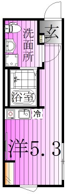 WILLE　NISHIARAI　Ⅱ 間取り図
