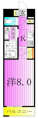 アルテカーサアリビエ綾瀬 間取り図