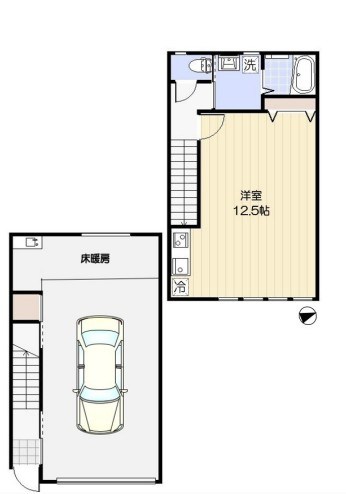 インセル葛飾Ⅰ 間取り図