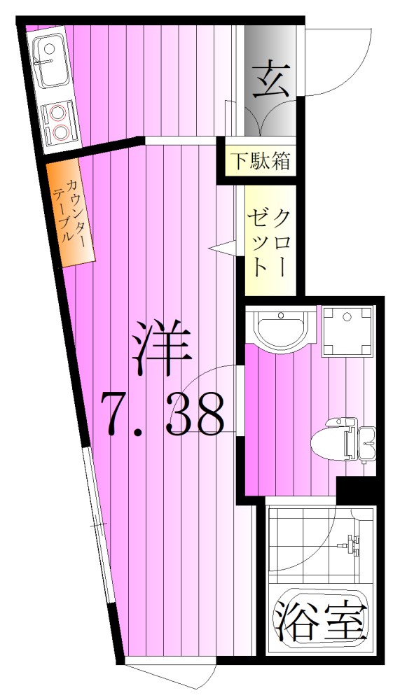 Rinascita町屋凛 間取り図