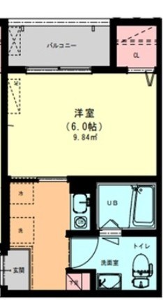 Riea馬橋 303号室 間取り