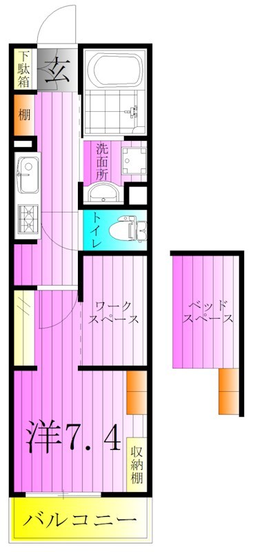 パークブラン亀有 間取り図