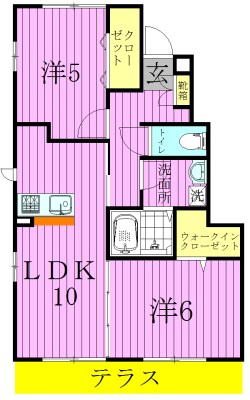 ロジェ2 間取り図