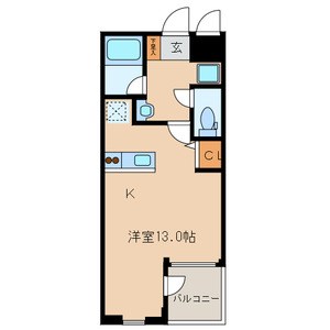VEVE　YACHIBANA 間取り図