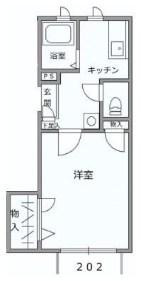 ルミエール亀有 間取り図