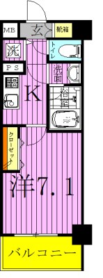 ＤＩＰＳ北千住  間取り図