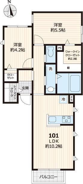 仮称サンセットヴィレッジイースト 間取り図