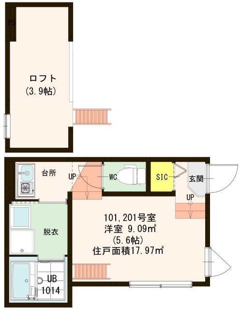 フォーシーズンズ町屋 間取り図