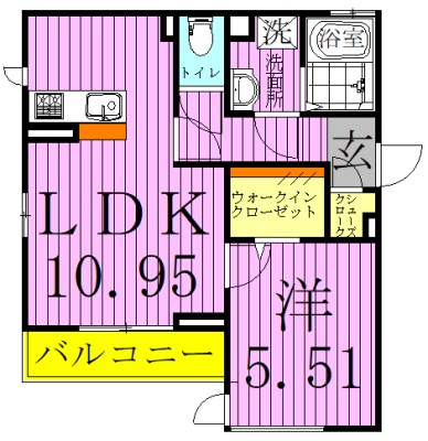 レーヴ・セジュール・アヤセ 間取り図