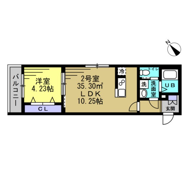 RIZE柏たなかⅢ 202号室 間取り