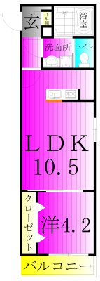 RIZE柏たなかⅢ 303号室 間取り