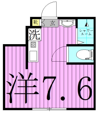 フルール西新井１ 間取り図