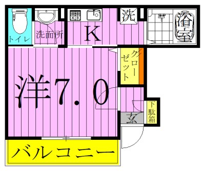 ＬＵＩＲＥ（リュイール） 間取り図