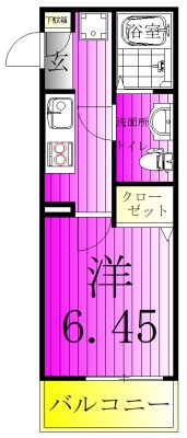 ヒルズ馬橋Ⅱ 101号室 間取り