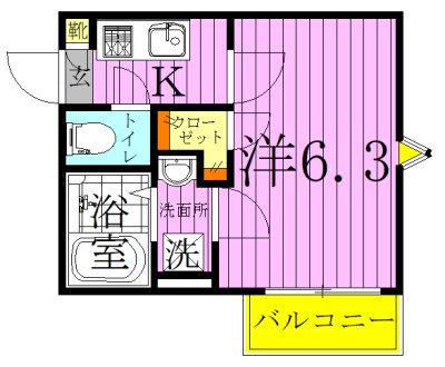 グランクオール西綾瀬 間取り図
