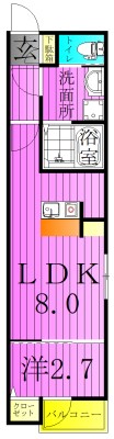 KLEIS北綾瀬 間取り図