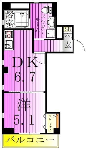 Prier・K 間取り図