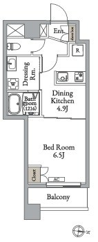 メトロステージ亀有 間取り図