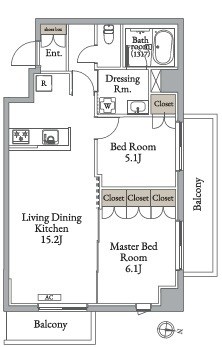 メトロステージ亀有 間取り図