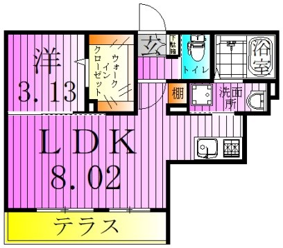 カクタス高砂  間取り図