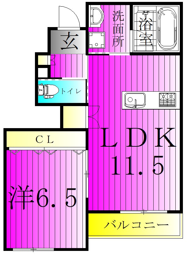 ＨＥＢＥＬ　ＭＡＩＳＯＮ・α 102号室 間取り