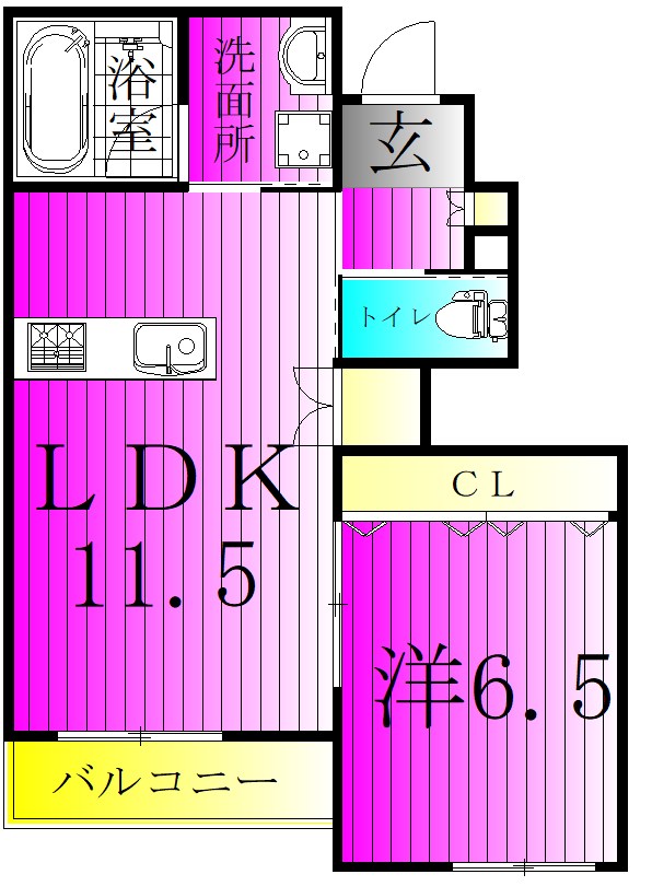 ＨＥＢＥＬ　ＭＡＩＳＯＮ・α 101号室 間取り