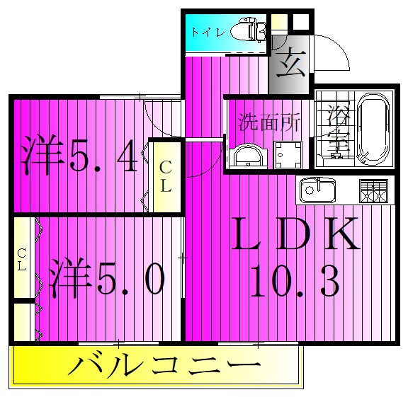 Ｉｓｔａｎａ　Ｋａｓｈｉｗａ 201号室 間取り