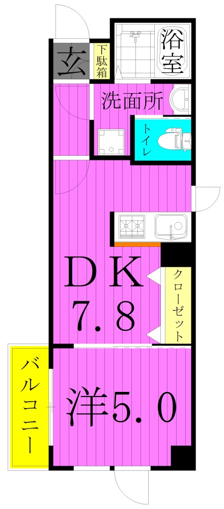 ラヴィエント南千住Ⅱ 間取り図