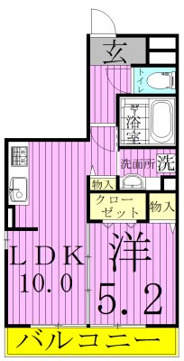 グレイス八潮 間取り図